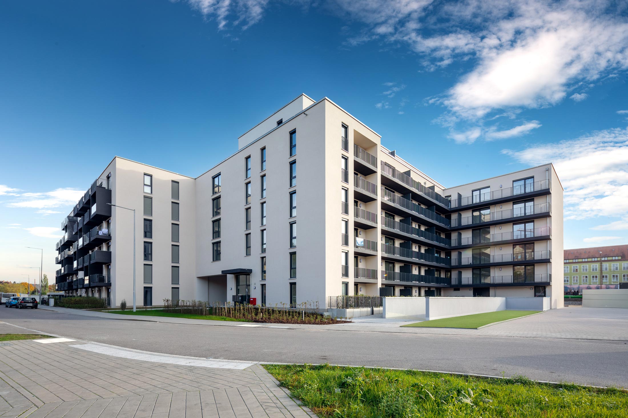 BAYIKO_Referenzen_HornschuchCampus Architekturfoto des Projekts (MFH) Hornschuch-Campus in Fürth